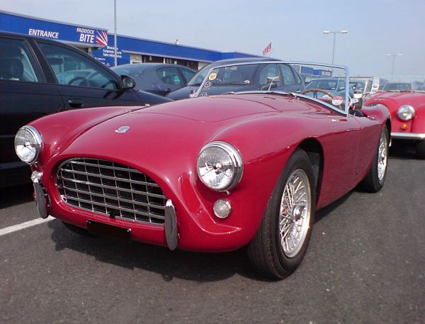 AC Ace fitted with Avon Tires and Wire Wheels