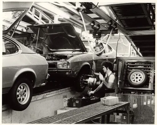 Ford Capri II in Production
