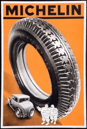Michelin Double Rivet Poster Michelin Double Rivet Poster