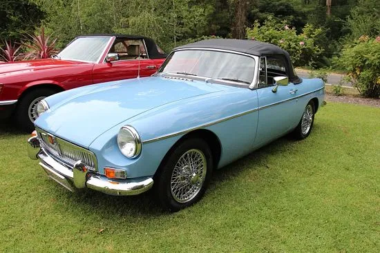 MG MGB on Borrani Wheels