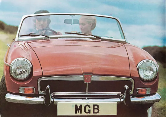 MG MGB Dutch Brochure