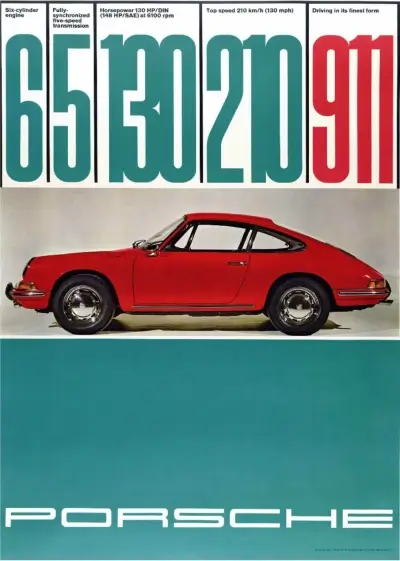 1965 Porsche 911 Advert