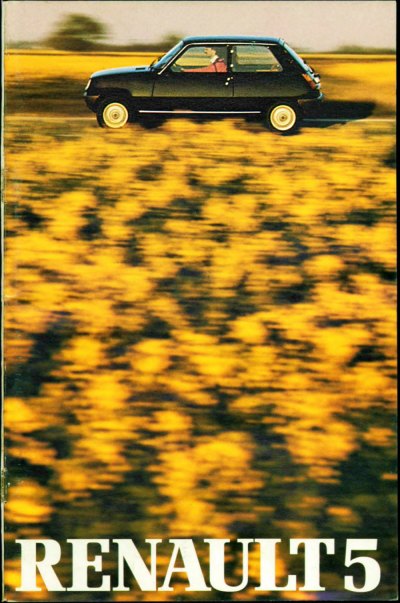 1980 Renault 5 brochure cover