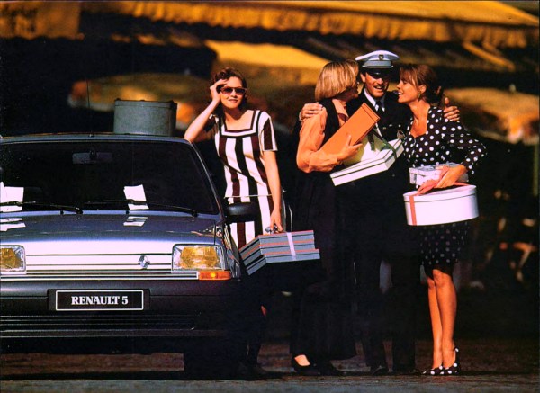 1988 Renault 5 Cosmopolitan TR Brochure Picture
