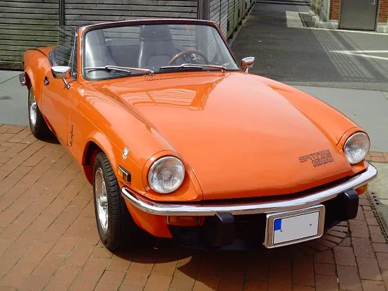 Click to Enlarge Triumph Spitfire 1500 Convertible Orange