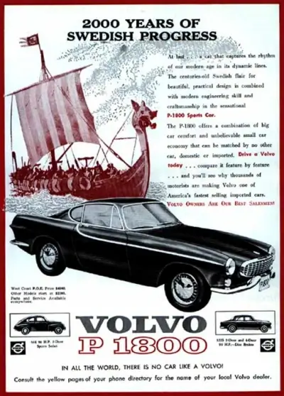Click to Enlarge Volvo P1800 Classic Tires
