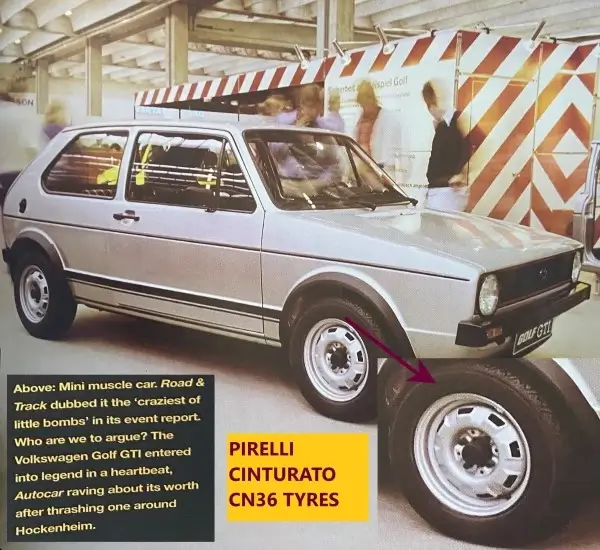 Click to Enlarge PIRELLI CN36 Tires - 1975 Golf GTi